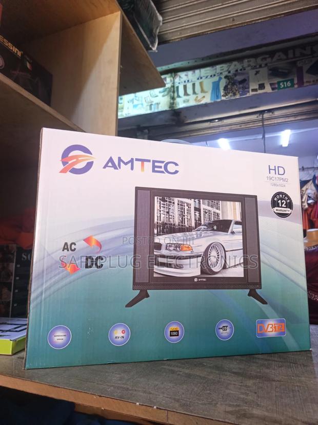 Amtec 19" Hd TV AC/Dc – Digital DVB-T2 Television