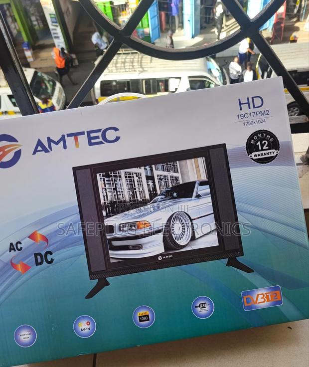 Amtec 19" Hd TV AC/Dc – Digital DVB-T2 Television - thumbnail 2