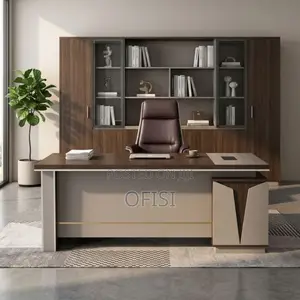 Office Desks| 1.6 Meters L-Shaped Executive Office Table