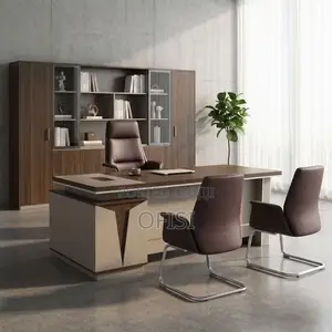 Office Desks| 1.6 Meters L-Shaped Executive Office Table