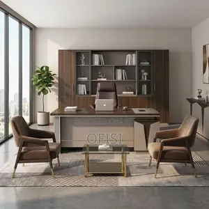 Office Desks| 1.6 Meters L-Shaped Executive Office Table