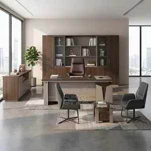 Office Desks| 1.6 Meters L-Shaped Executive Office Table