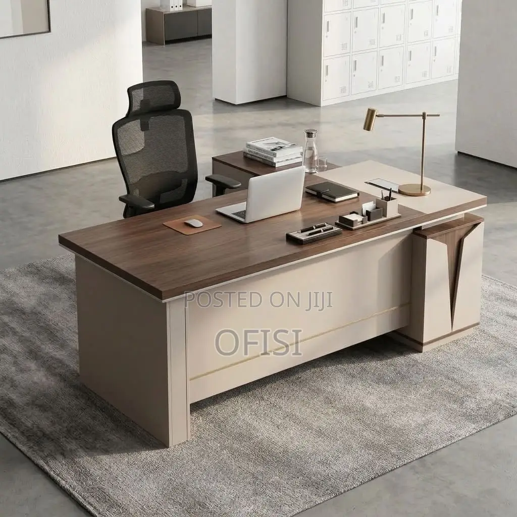 Office Desks| 1.6 Meters L-Shaped Executive Office Table