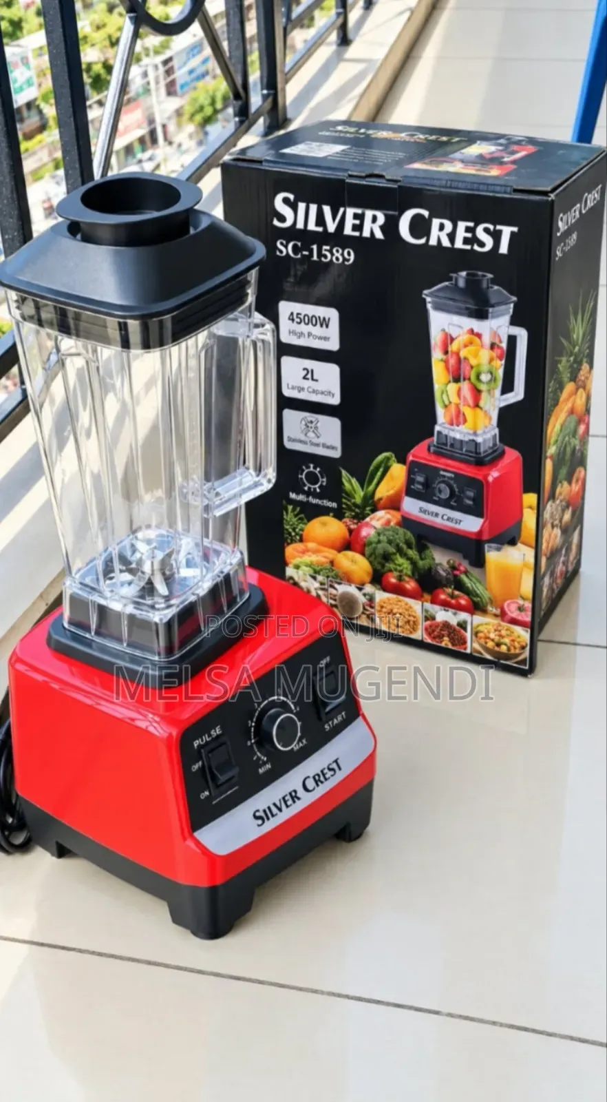 Silver Crest 4500W 2-in-1 Commercial Blender