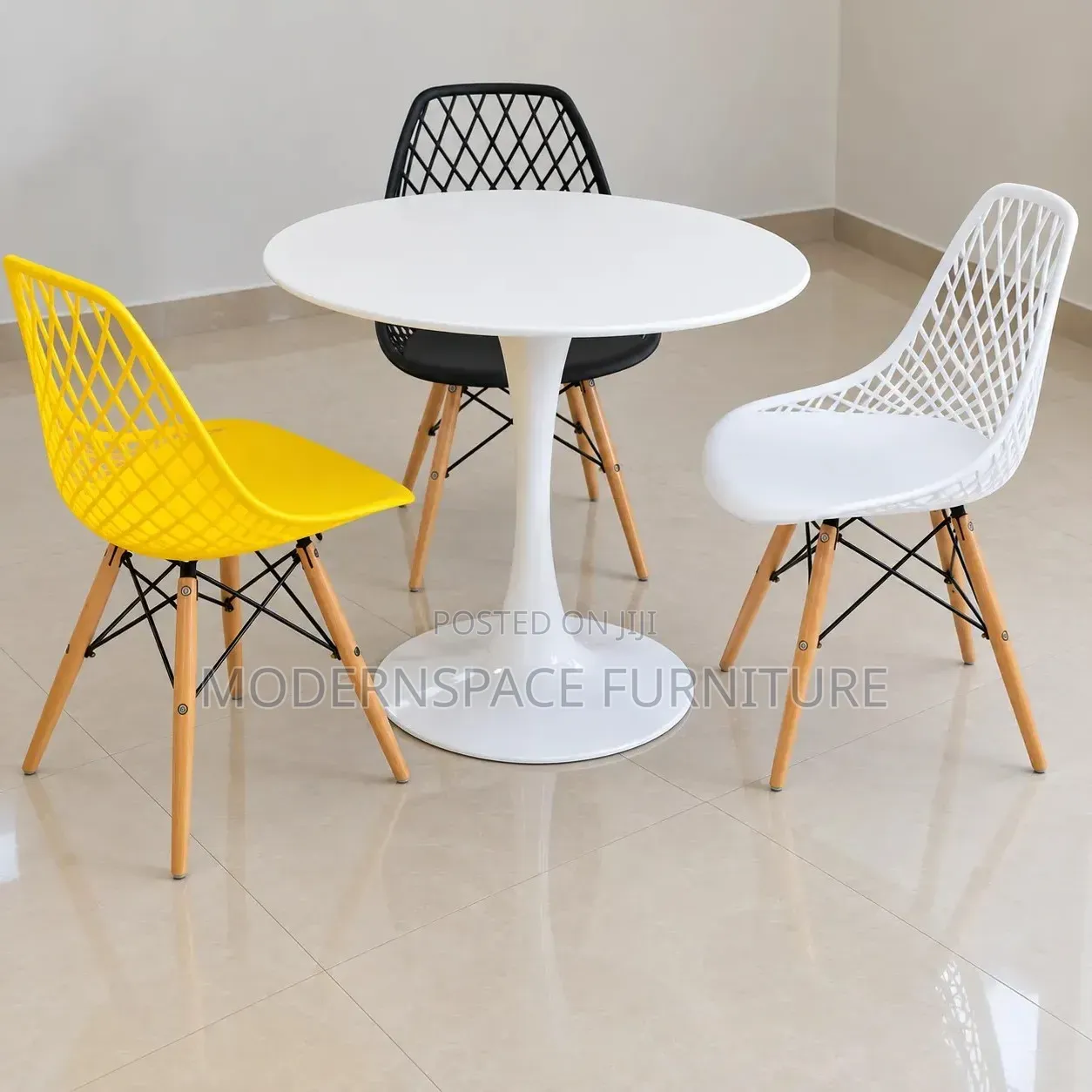 Modern Dining Table With 3 Chairs