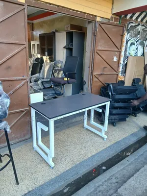 Metal Desk With Panel