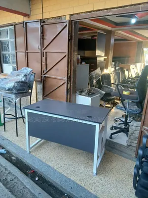 Metal Desk With Panel