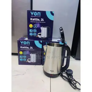VON Cordless Kettle Stainlesssteel 2litres