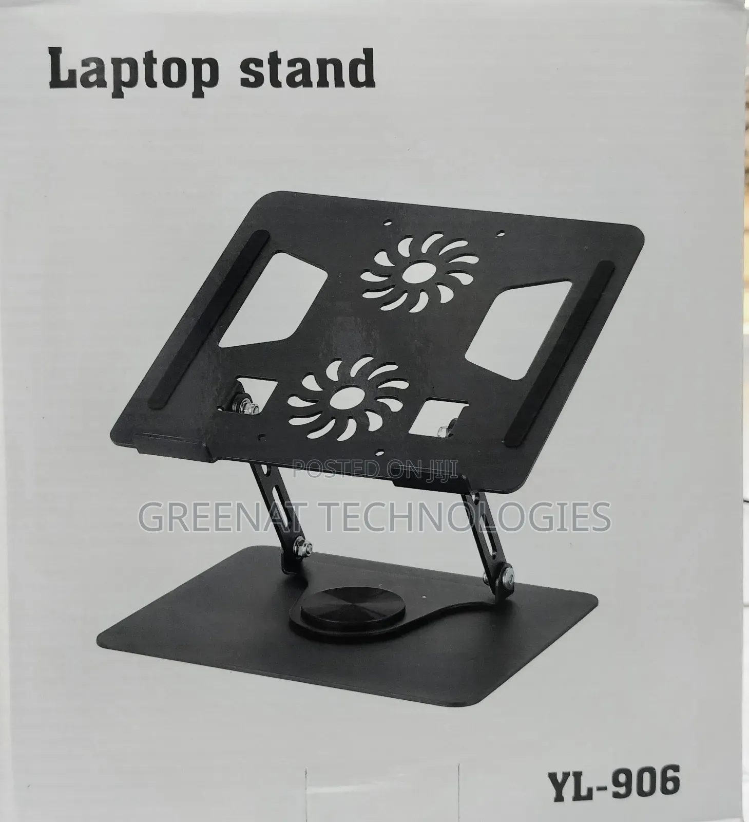 YL-906 Adjustable Laptop Stand With Dual Cooling Fans