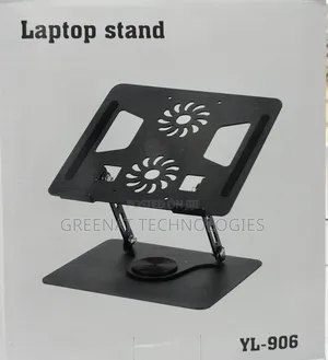 YL-906 Adjustable Laptop Stand With Dual Cooling Fans