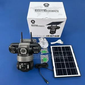 WIFI Smart Net Camera Solar PTZ Security CCTV Triple Lens Outdoor