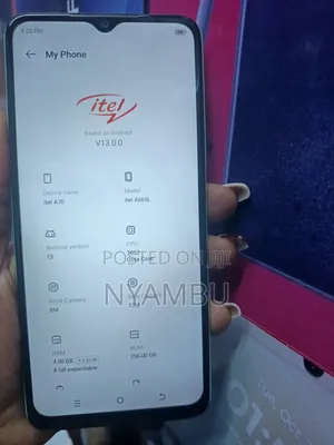 Itel A70 256 GB Green