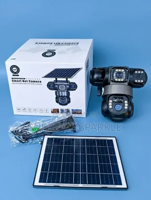 4G Smart Net Camera Triple Lens Solar Outdoor PTZ CCTV