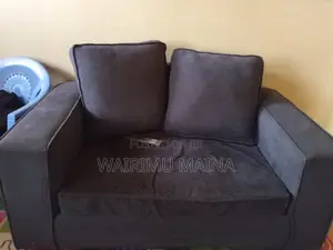 7-Seater Dark Grey Sofa Ready for Pickup