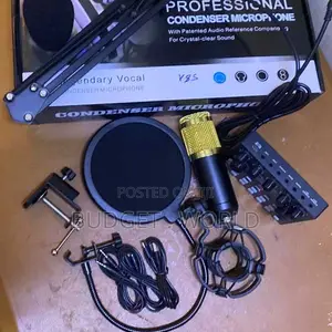 Portable Design Real-Time V8S Live Sound Card and BM800 Condenser Mic