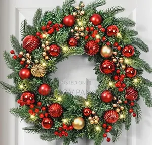 30CM Christmas Wreath With Lights