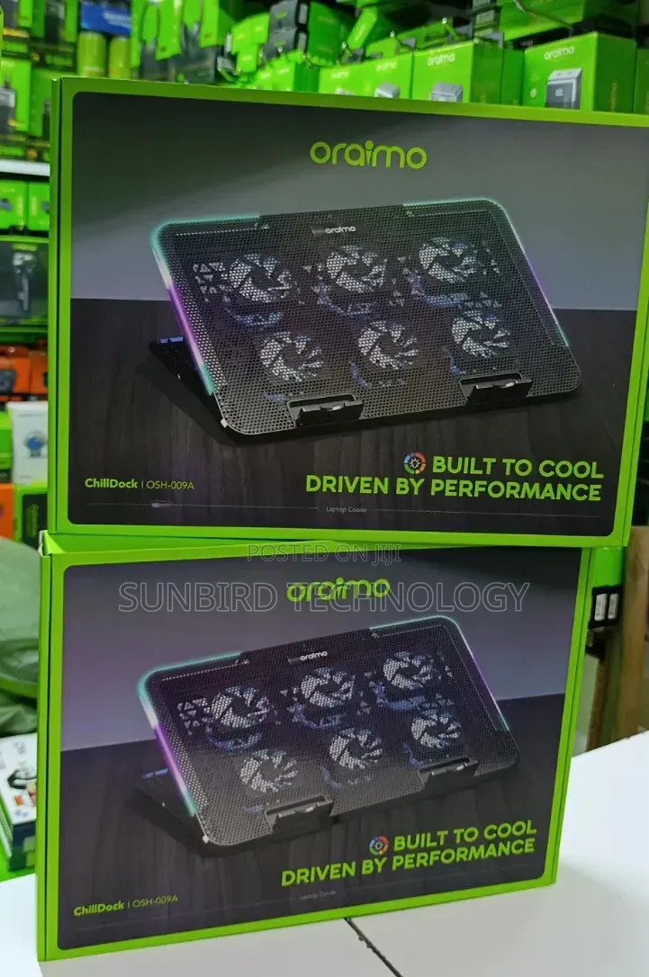 Oraimo Laptop Cooler Adjustable Phone Stand Osh-009a Chilldock.