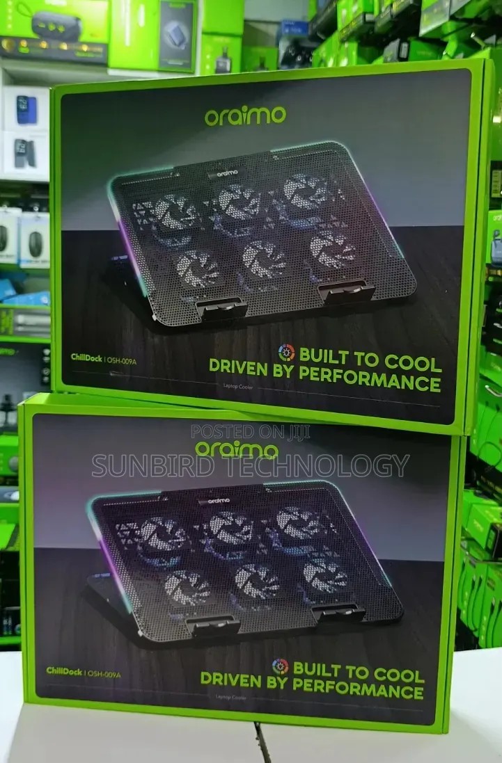 Oraimo Laptop Cooler Adjustable Phone Stand Osh-009a Chilldock.