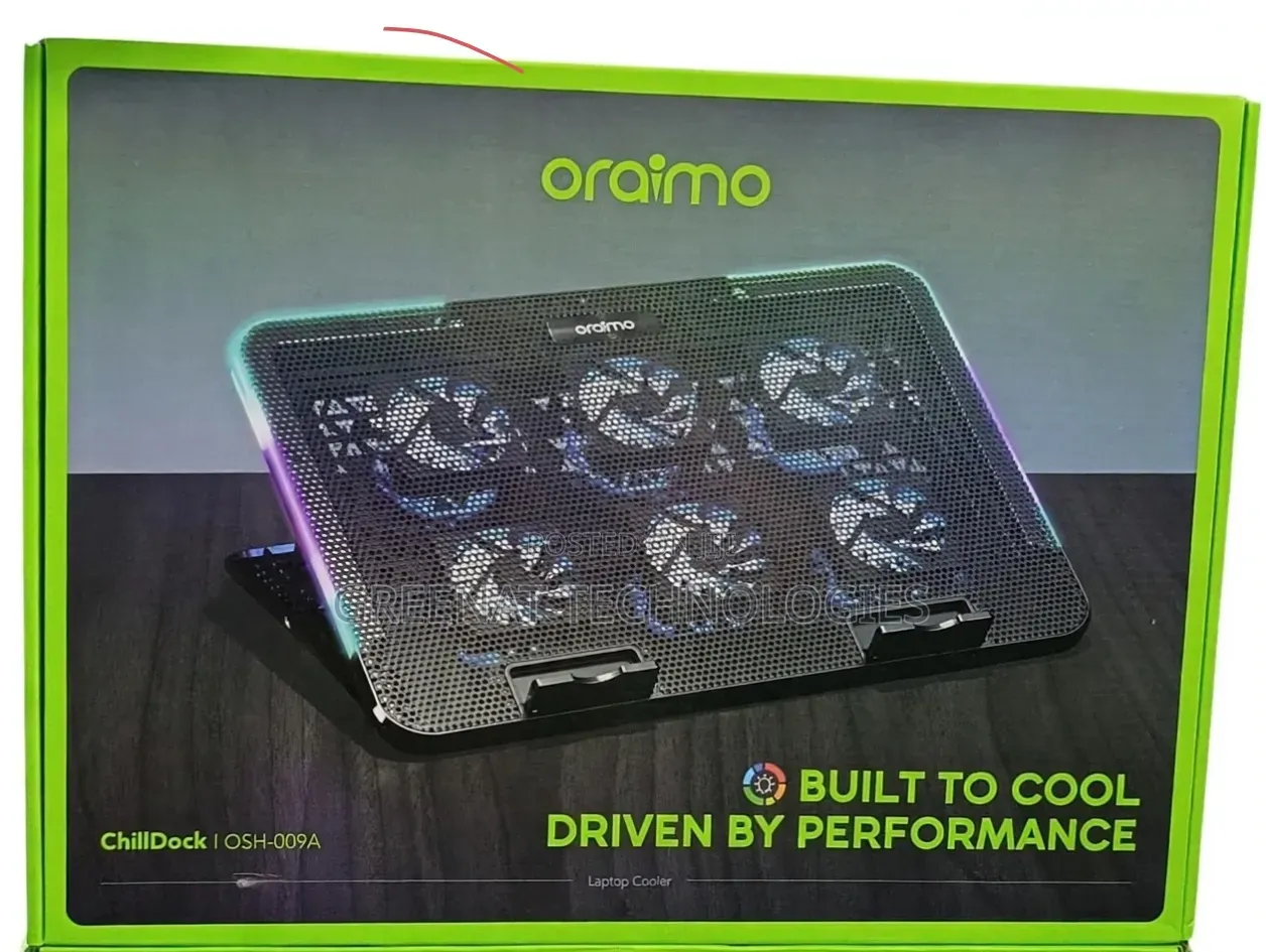 Oraimo ChillDock Laptop Cooler OSH-009A 6 Fans RGB