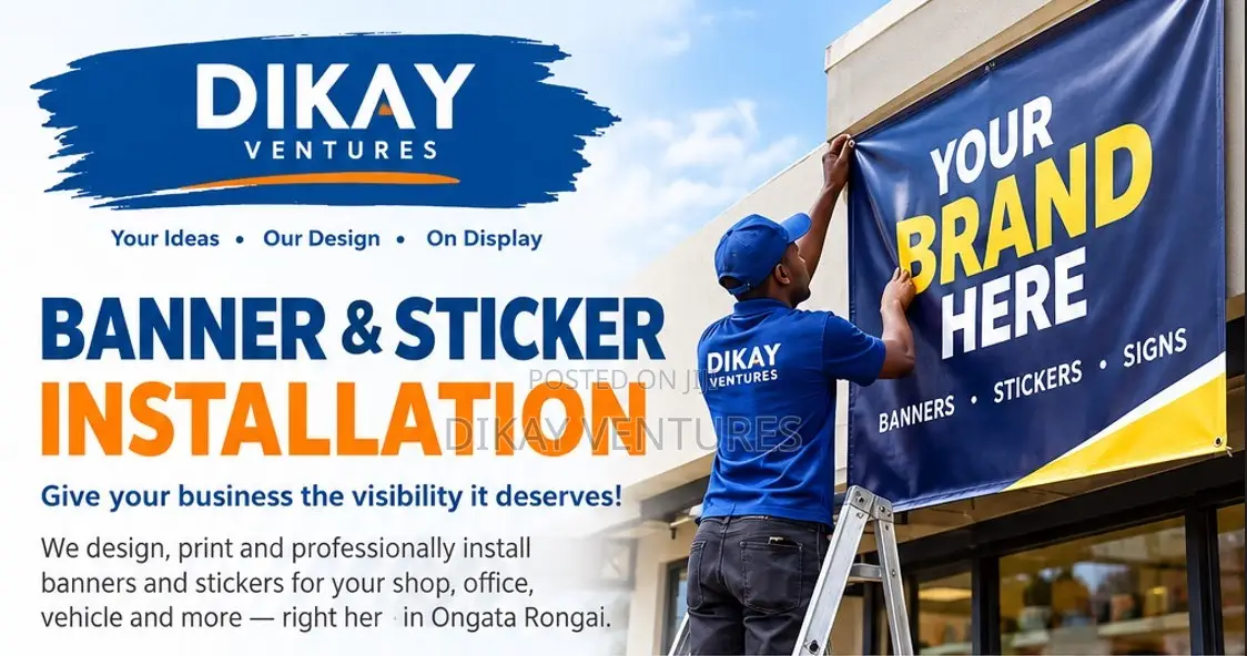 Banner Printing and Installation