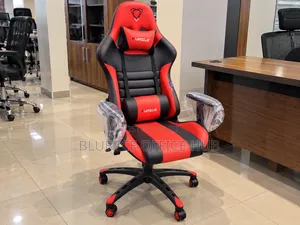 Red Black Gaming Chair With Headrest – Ergonomic Chair.