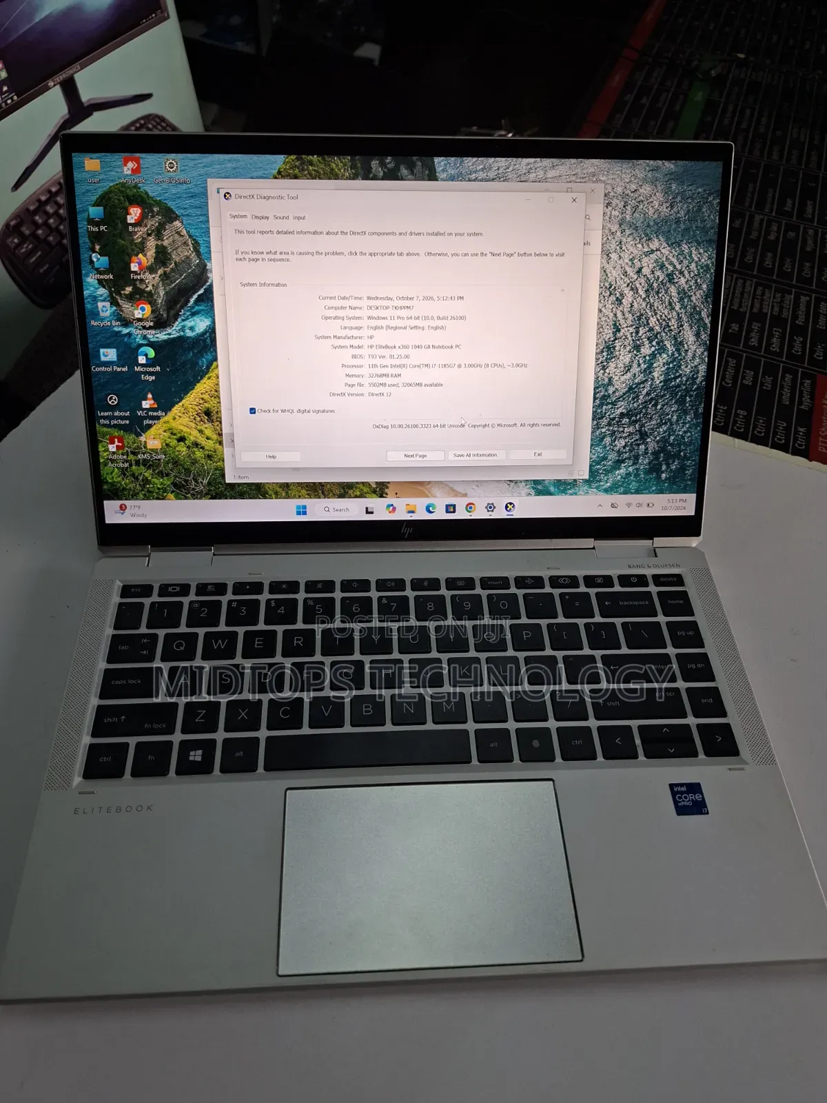 Laptop HP EliteBook 1040 G8 32GB Intel Core i7 SSD 512GB