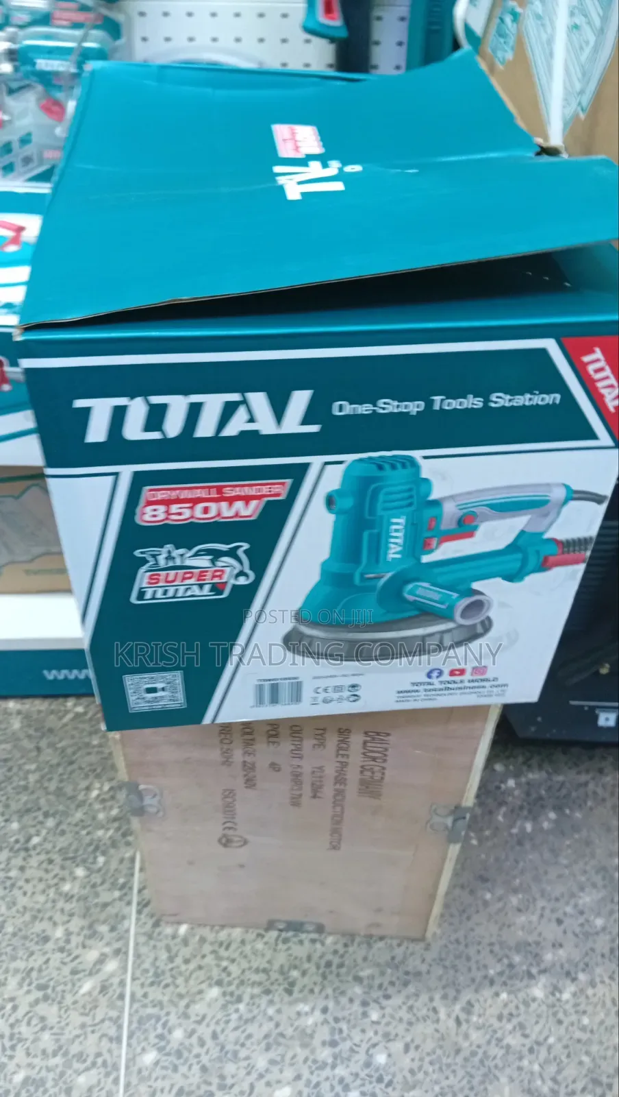 850W TOTAL Drywall Sander Wall Ceiling Sanding Machine