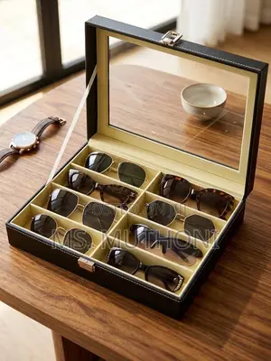 Multi-Grid Eyewear Display Storage Case