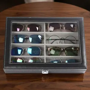 Multi-Grid Eyewear Display Storage Case