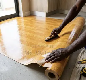Square Metre Premium Wood-Grain Vinyl Flooring (Mkeka Ya Mbao)