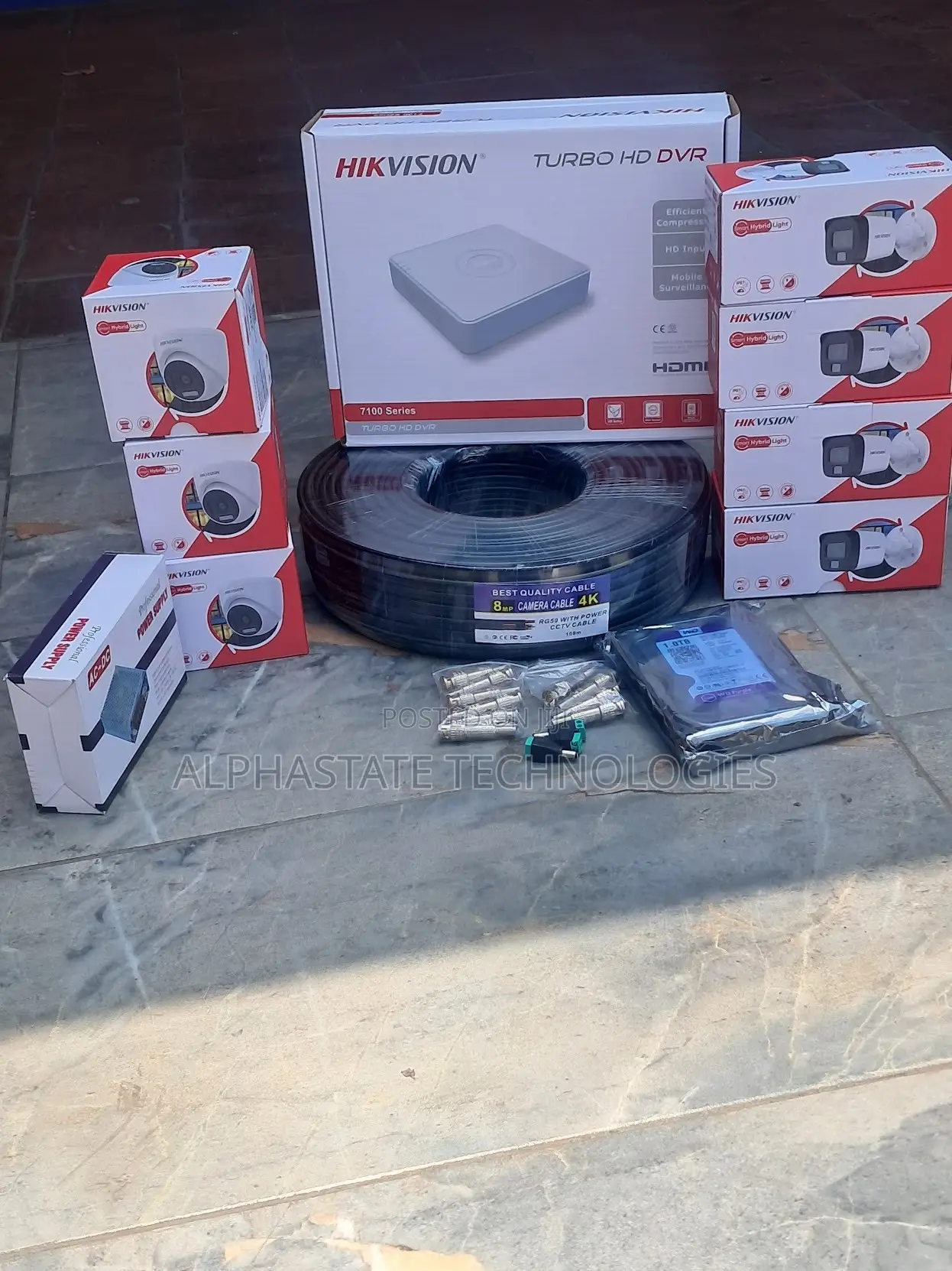 Hikvision 4 Channel 1080P Smart Hybrid CCTV Complete Security Kit
