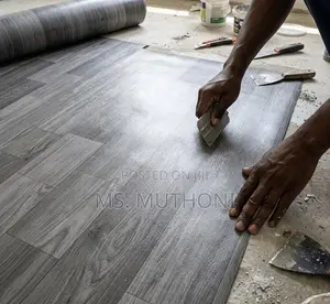 Elegant Real Wood Look Wood Grain Vinyl Carpets
