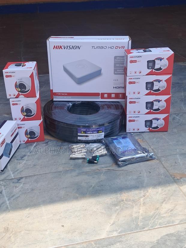 Hikvision 4 Camera CCTV Kit 2MP Smart Hybrid Light - main view