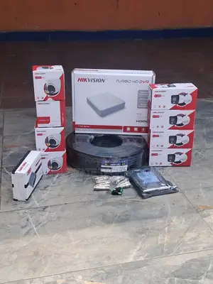 Hikvision 4CH Smart Hybrid Light CCTV Kit 2MP Complete Set