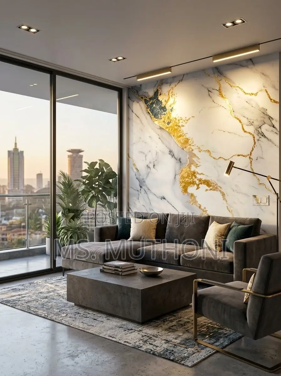 3m X 1m High-Quality Marble Wall Panels