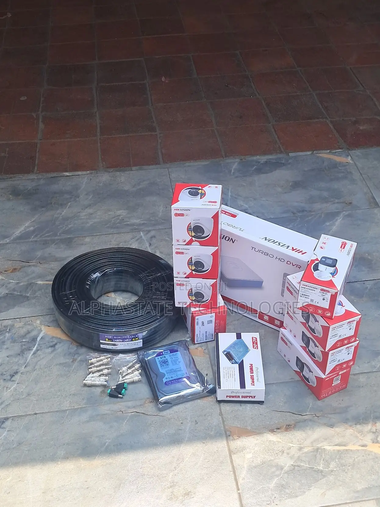 Hikvision 4CH Full HD Smart Hybrid CCTV Security System