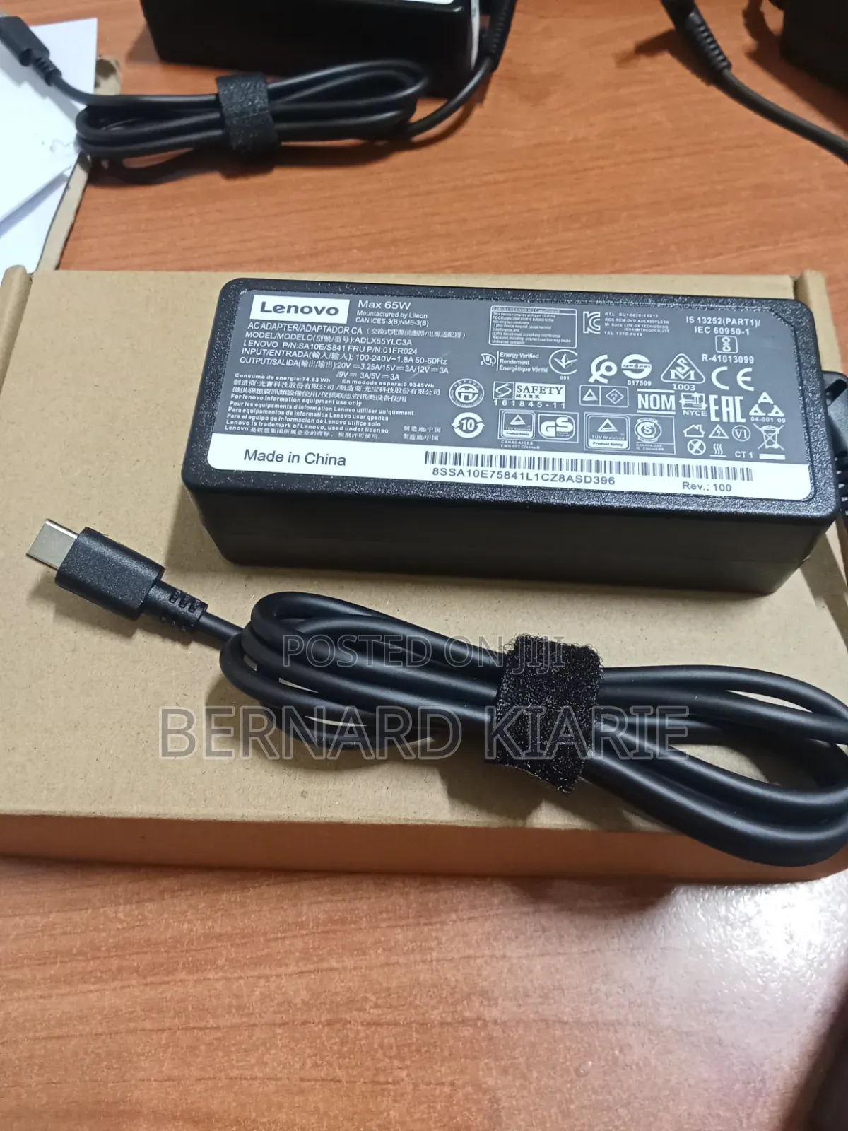 Original Lenovo Type C Charger