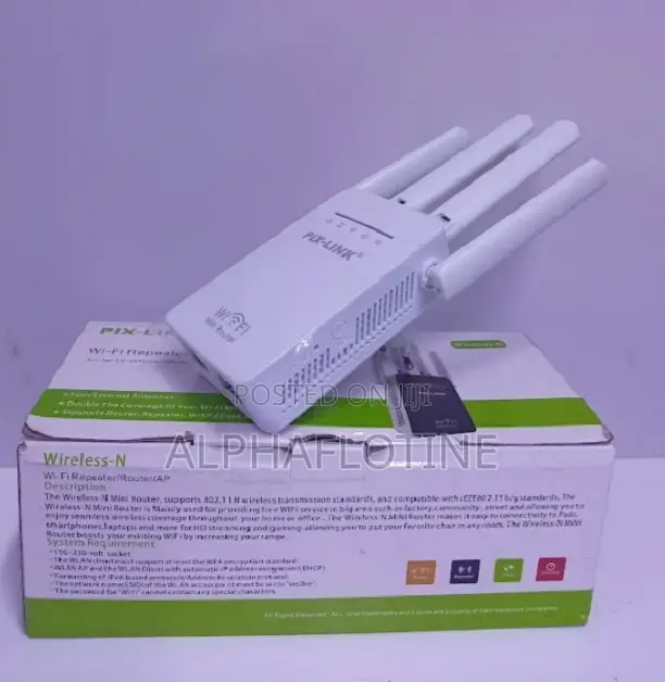 PIX-LINK Single Band WiFi Range Extender 300M