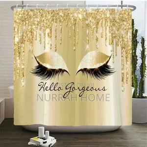 Stylish Your Bathroom, Waterproof Curtains