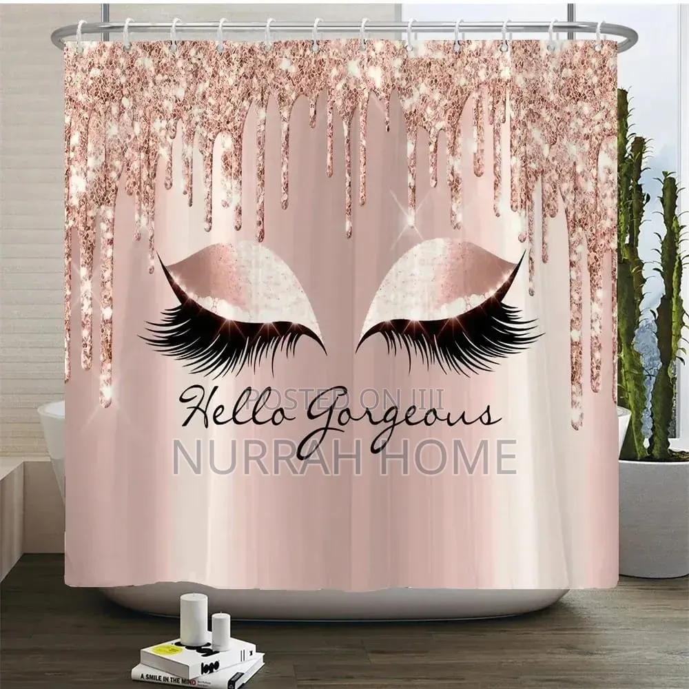 Stylish Your Bathroom, Waterproof Curtains