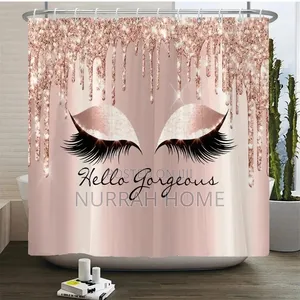 Stylish Your Bathroom, Waterproof Curtains