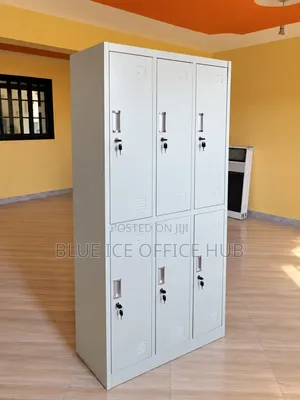 6 Door Steel Office Locker Cabinet.