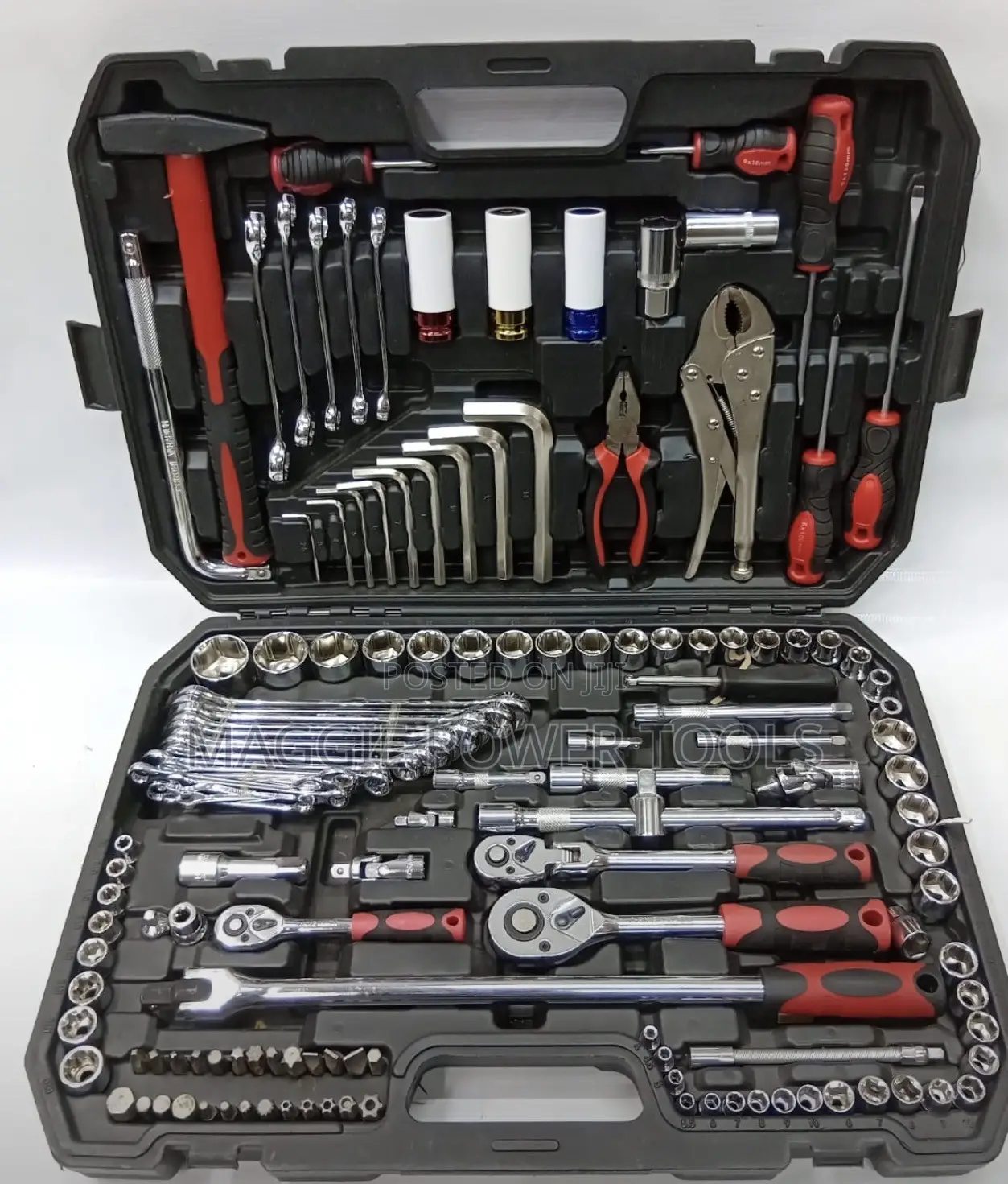 142pcs Tool Set / Chrome Vanadium Tool Box 142pcs