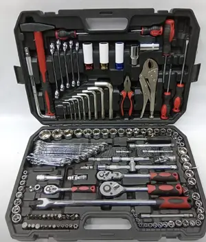 142pcs Tool Set / Chrome Vanadium Tool Box 142pcs