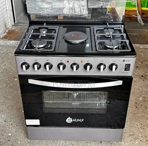 60*80 Nunix 4gas +1 Electric Standing Cooker With Electric Oven