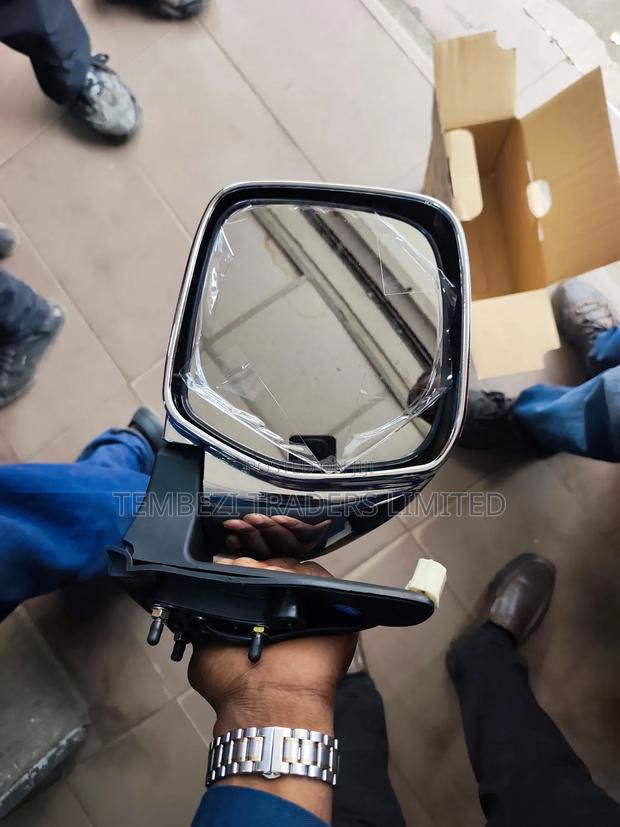 Toyota Prado FJ90 FJ95 Electric Chrome Side Mirror (3-Wire Assembly)