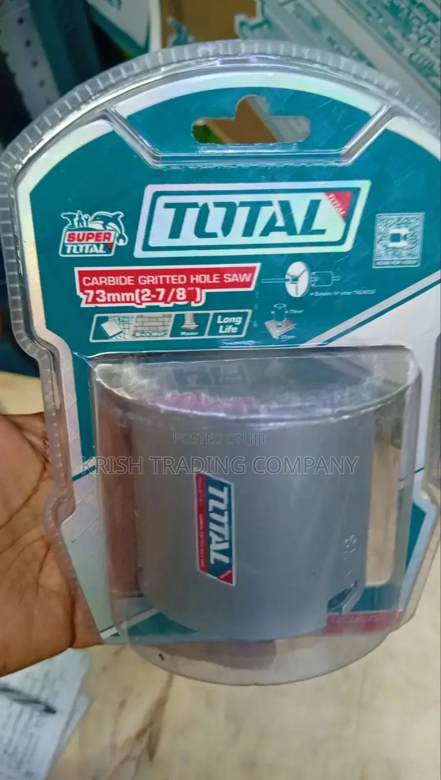 73mm Carbide Gritted Hole Saw Heavy Duty Cutting Tool