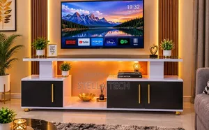 Istanbul 2 Modern TV Stand With LED Lights