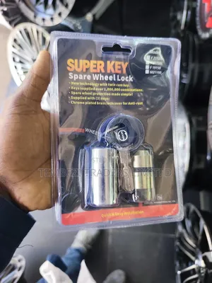 Super Key Anti-Theft Spare Wheel Lock Set Universal Car & SUV Security