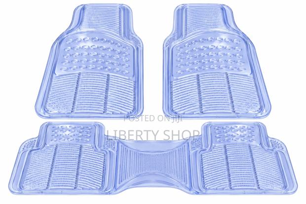 Clear Conjoined Car Floor Mats - main view